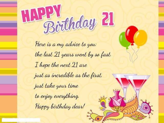 21st Birthday Quotes For Wife & Images [2023] - Wishes Quotz